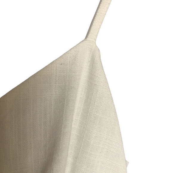 🌼 Club Monaco Embroidered Floral Cotton / Straw Embellished Jumpsuit - Size 2 - Picture 13 of 15